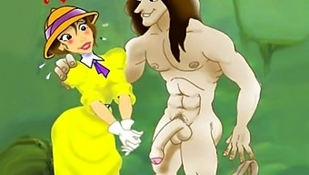 African Wild Sex With Tarzan And Teen Jane In Hardcore Group Sex
