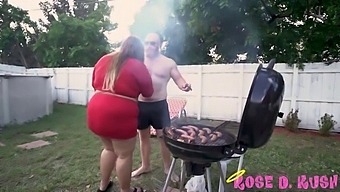 Rose Kush, A Voluptuous Star, Pleasures Herself With A Hard Penis