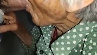 Old Chinese Lady Gets Wild With Young Stud