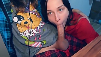 Game-Loving Stepsister Enjoys Giving Oral Pleasure