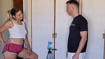 Two Cameras Capture The Making Of A Latina Hd Porn Movie With A Curious Neighbor