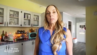 Stepmother Uses Large Dildo On Stepsister