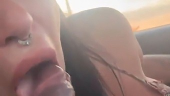 Melissa Lisboa'S Oral Skills On Full Display While Driving And Milking