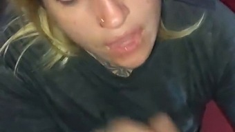 Deepthroat Girl Takes It All In Her Mouth